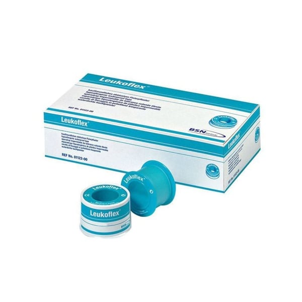 Leukoflex esparadrapo plástico 2,5cm x 5m - (Caja: 12 unidades)